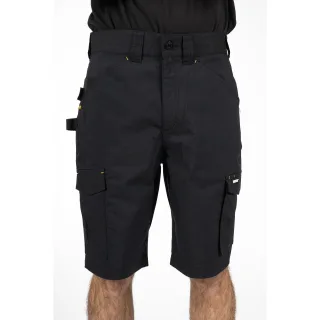 Caterpillar Nexus Stretch Baumwoll-Arbeitsshorts für Herren in Schwarz