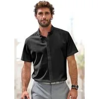 H.I.S Kurzarmhemd Regular Fit in hochwertiger Struktur Optik