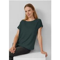 s.Oliver Kurzarmshirt T-Shirt Strukturiertes T-Shirt im Relaxed Fit