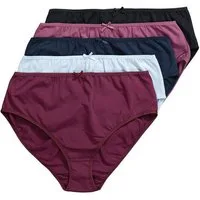 Ulla Popken Midislip Midislips 5er-Pack verschiedene Farben