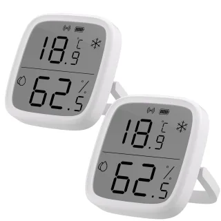 2Pcs SONOFF SNZB-02D LCD Smart Temperature Humidity Sensor APP Real-time Monitoring Work with ZB Bridge-P/ ZB Dongle/ NS