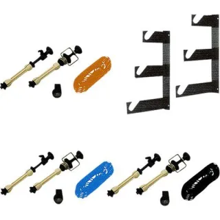 Walimex 3-fach Hintergrund Wandmontageset, 3er Set