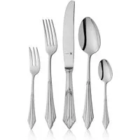 WMF Besteck-Set Fächer (66-tlg), 12 Personen, Cromargan® Edelstahl Rostfrei, ergonomisch, Cromargan protect