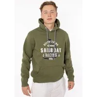 Zwillingsherz Hoodie "Sailboat Racing" mit Fronttaschen und Kordel