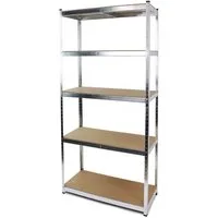 RAMROXX Steckregal Lagerregal Keller Werkstattregal 1800x900x400mm Metall verzinkt