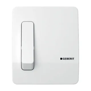 Geberit Handauslösung, pneumatisch 115558111 für Urinal Abdeckpl. weiß alpin