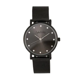 Sophie & Freda Savannah Mesh-Armbanduhr mit Swarovski-Kristallen
