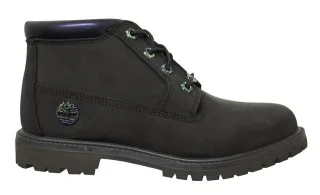Timberland Nellie wasserdichte Chukka -grüne Leder Schnüre -up -Frauenstiefel A24ks