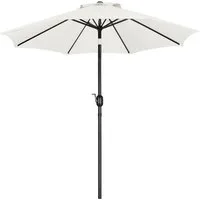 Yaheetech Sonnenschirm ∅ 222,5/261/294/326,5 cm, Gartenschirm mit Kurbel, Neigbar, UV Schutz 50+