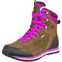 GUGGEN Mountain Damen Winterstiefel Wanderstiefel Wanderschuhe Fellstiefel HPM59 Stiefel Fell warm Schneestiefel Damenwinterstiefel Bergstiefel Lammfell