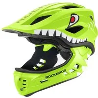 ROCKBROS Fahrradhelm Rockbros TT-32004 Shark Kinderhelm 54-58 grün