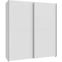 FORTE Schwebetürenschrank 2 Schiebetüren, Made in Europe, stabil und zeitlos (5 Breiten: 120 -200cm, Höhe ca. 190cm) in verschiedenen Farben und Breiten