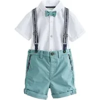 Baker by Ted Baker Hemd & Hose Baker by Ted Baker Hemd, Chinoshorts & Hosenträger (3-tlg)