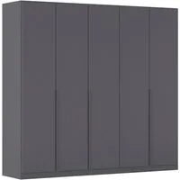 OTTO home Drehtürenschrank Kleiderschrank Schrank Garderobe AGORDO Schlafzimmer (in zwei Griff-Farben, Breiten 91-405 cm, Dekor- oder Hochglanzfront) durchdachte Innenausstattung, in 8 Breiten und 2 Höhen MADE IN GERMANY