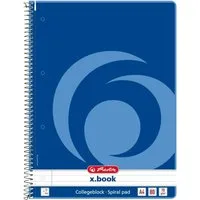 Herlitz Notizblock Collegeblock x.book liniert DIN A4 Innenrand