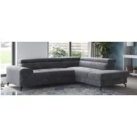 COTTA Ecksofa Aura L-Form, B: 260 cm, mit Bettfunktion, Bettkasten & Kopfteilverstellung