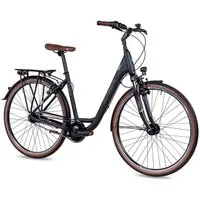 Airtracks Cityrad Damen LS City Fahrrad 28 Zoll Cityrad CI.2820W, 7 Gang Shimano NEXUS Schaltwerk, Nabenschaltung, Schwarz Matt - Rahmenhöhen 45 cm 50 cm » Modeljahr 2026