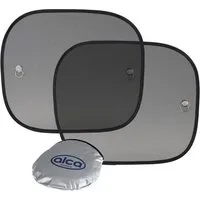 alca Autosonnenschutz Auto-Sonnenschutz 44x36 cm 2er Set UV Schutz Saugnapf Befestigung, 36 x 0.5 cm, (2-St)
