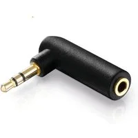 adaptare adaptare 10120 Winkel-Adapter 3,5mm Klinkenstecker (3-polig) auf Klink Audio-Adapter