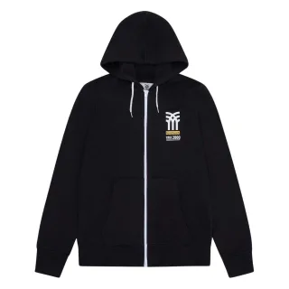 Fenchurch - Hoodie mit durchgehendem Reißverschluss für Herren (Schwarz)