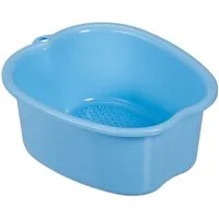 relaxdays Fußbad Fußbadewanne, blau