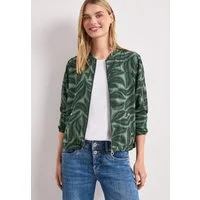 STREET ONE Blouson mit Zipper und Leomuster