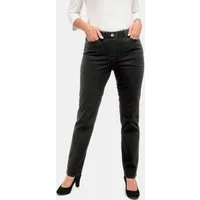 GOLDNER Bequeme Jeans Bequeme Jeansschlupfhose mit Dehnbund Unifarbenes Design mit elastischem Formbund für Komfort