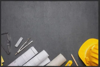 Fussmatte Architekt 6229 | Größe: 60 cm x 45 cm