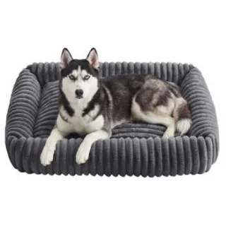 FEANDREA Hundebett orthopädisches Hundekörbchen,Hundekissen waschbar, flauschig