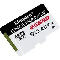 High Endurance 256 GB microSDXC, Speicherkarte weiß/schwarz, UHS-I U1, Class 10, A1