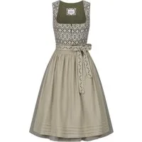 Nübler Dirndl Midi Dirndl Gudrun in Oliv von Nübler - Rocklänge 70 cm