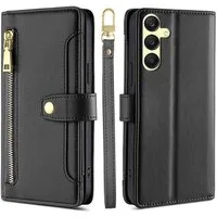 betterfon Handykette für Samsung Galaxy Leder Umhänge Hülle mit Kartenfächer, Hände frei – mit Silikonhülle & Schnur für flexiblen Alltag
