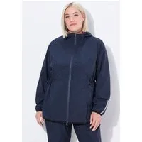Ulla Popken Funktionsjacke Regenjacke leicht Kapuze wasserdicht verstaubar