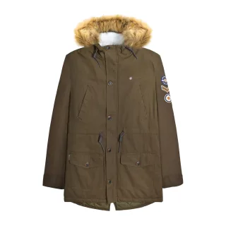 Lambretta - Parka Sherpa-Futter für Herren (Khakigrün)
