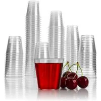BigDean Schnapsglas 200 Stück Shotgläser Plastik 3cl, 200-tlg., Kunststoff, Party Shotglas, Plastik, BPA-Frei, Bruchsicher, Wiederverwendbar