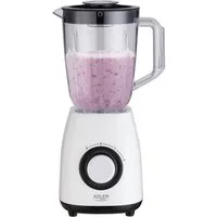 Adler Standmixer AD 4085, Mixer, 1,5L Behälter, Kunststoff, Puls Funktion, weiß