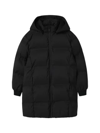 NAME IT - NKFMUSK PUFFER JACKET LONG TB Schwarz - Gr. - 152
