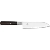 MIYABI Santokumesser MIYABI 4000FC, Klingenlänge 18 cm, Griff aus Pakkaholz