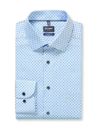 OLYMP - Modern Fit: Businesshemd blau - Gr. - 40