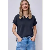 STREET ONE T-Shirt mit Ripp-Details
