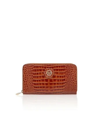 Mid-Zip Brieftasche Cocco