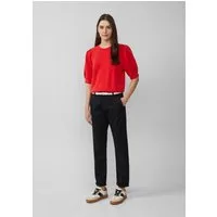 s.Oliver Chinos Hose CHINO Chino mit geflochtenem Gürtel und Garment Dye