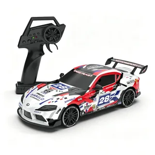 Geeks X2201 RTR 1/22 2.4G 4WD Drift RC Car Gyro Mini Full Proportional Alloy Body Shell LED Light Remote Control High-Sp