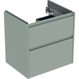 Geberit Renova Plan Unterschrank für Waschtisch, mit zwei Schubladen: 59.5x60.6x44.6cm, 504027IK1 504027IK1
