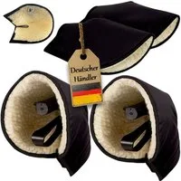 FabaCare Rollator Rollator Handschuhe mit 100% Schurwolle, Handwärmer Rollatorhandschuhe