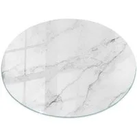 Tulup Tischplatte Couchtisch Glasplatte Marmoroberflächenmuster Oberplatte Tisch Glas