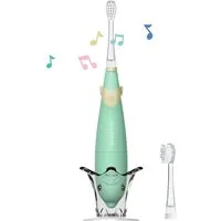 AILORIA Elektrische Kinderzahnbürste BUBBLE BRUSH Kinder-Schallzahnbürste, Schallzahnbürste in buntem Design, LED & Musik für Kinder