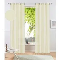 OTTO home Vorhang Raja (2 St), Ösen, blickdicht, Polyester, einfarbig, Einfache Montage, Pflegeleicht, Ösen, 2 er Pack, uni