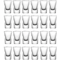 mixed24 Schnapsglas Schnapsgläser Sets 2cl 20ml 35ml Shotgläser Pinnchen Glas Stamper, 96-tlg.