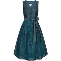 Nübler Dirndl Midi Dirndl Kerala in Ozeanblau von Nübler - Rocklänge 70 cm